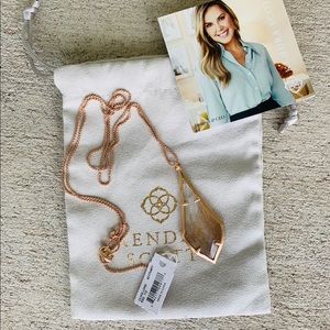 KENDRA SCOTT Olivia Rose Gold Pendant Necklace